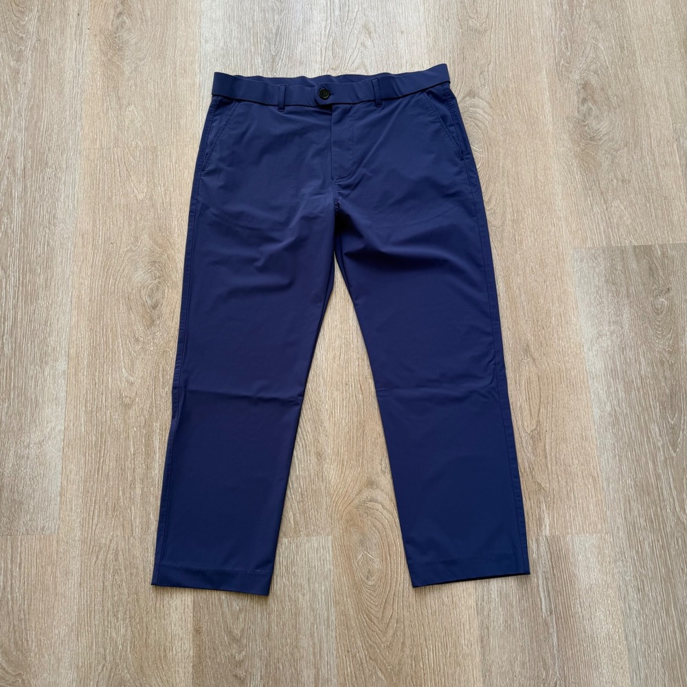 Greyson Montauk Golf Pants Mens 34x32 Navy Blue Stretch‎ Performance Trousers